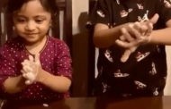 ബ്രേക്ക് ദി ചെയിന്‍ ബോധവത്കരണവുമായി ആസിഫ് അലിയുടെ മക്കള്‍