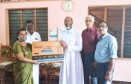 കൊരട്ടി പഞ്ചായത്ത്‌ സ്കൂളിന് TV കൾ നൽകി Fr. ഡേവിസ് ചിറമേൽ