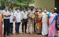 റോട്ടറി ക്ലബ് എക്‌സലന്‍സ് അവാര്‍ഡ് കൊരട്ടി സി. ഐ. ബി. കെ. അരുണിന് സമ്മാനിച്ചു