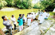 കൊരട്ടിയിൽ ജൈവ സംരക്ഷണ ഭിത്തി പദ്ധതി ഉദ്ഘാടനംചെയ്തു