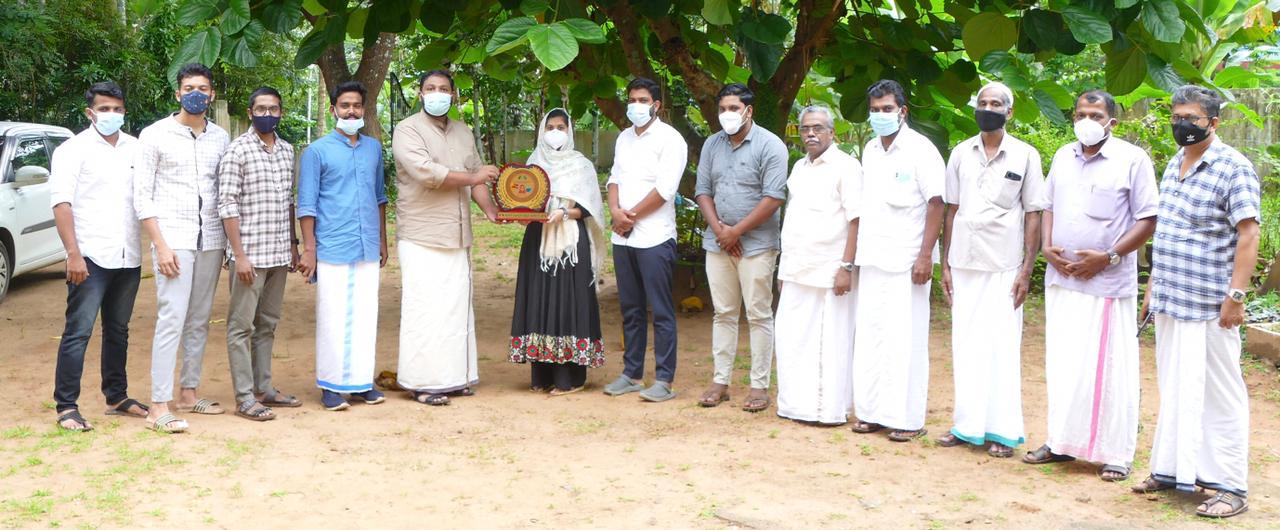 എം.എസ്.എഫ് പ്രകൃതി സൗഹൃദ വിദ്യാർത്ഥി അവാർഡ് സമർപ്പിച്ചു